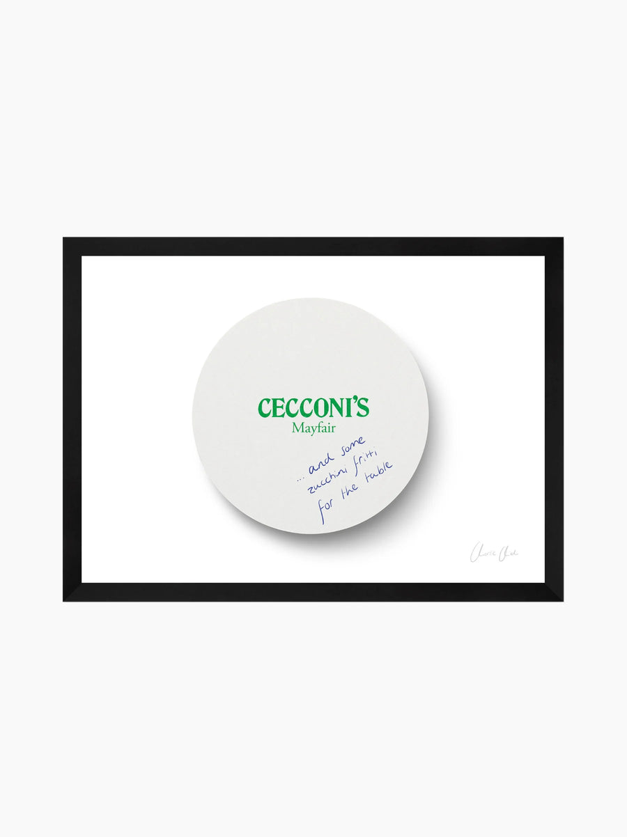 Coaster at Cecconi's Framed Art Print
