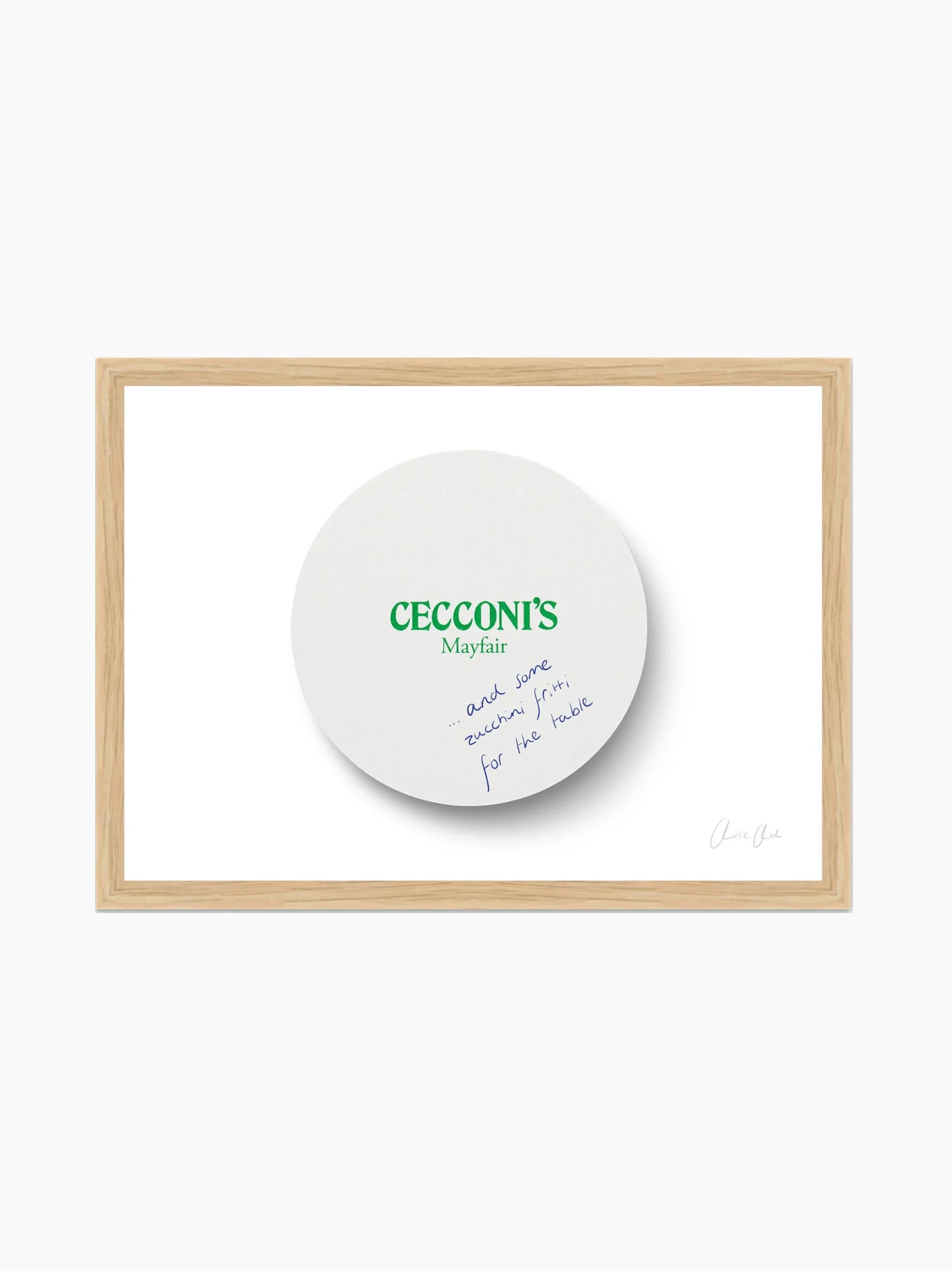 Coaster at Cecconi's Framed Art Print