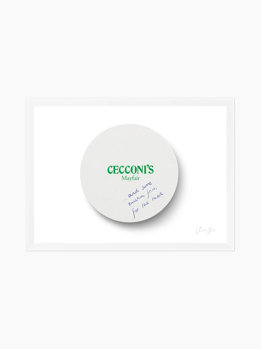 Coaster at Cecconi's Framed Art Print