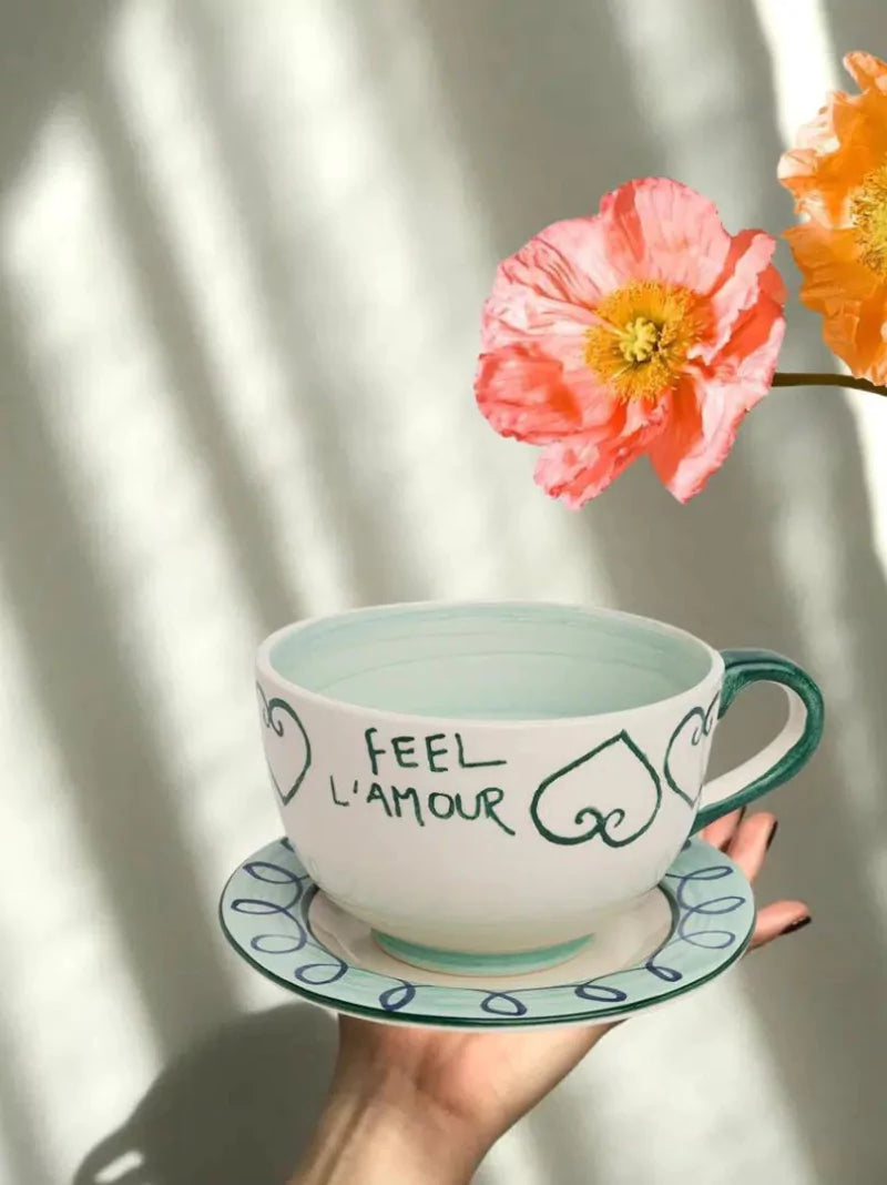 L'Amour Mugs Set of 2