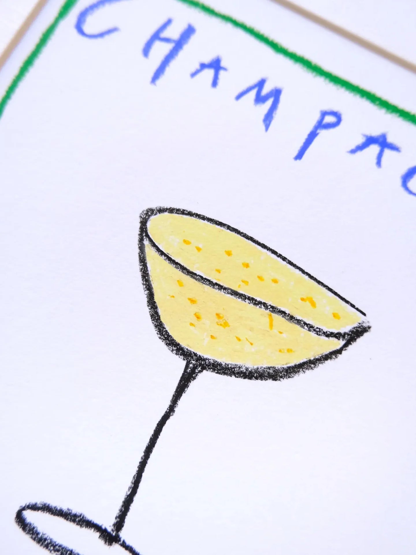 Champagne Please Art Print