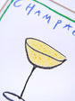 Champagne Please Art Print