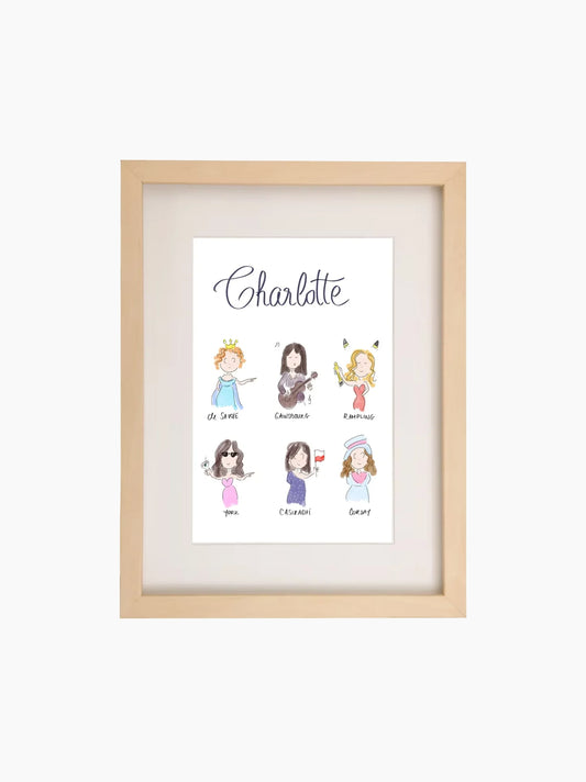Charlotte Kids Art Print