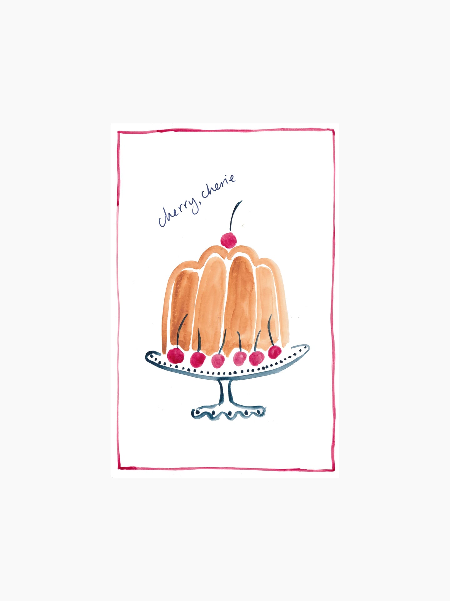 Cherry Cherie Tea Towel