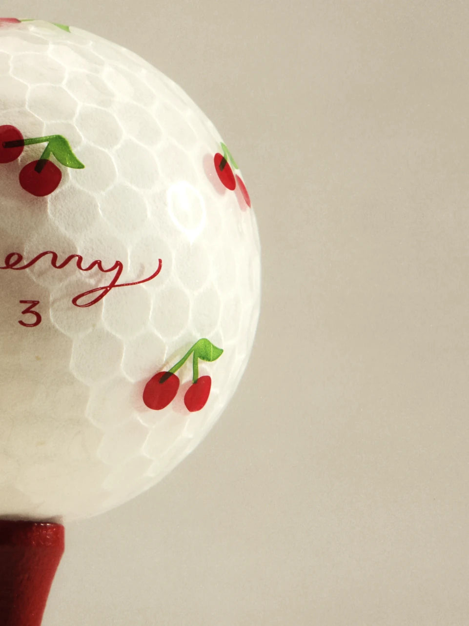 Cherry Motif Golf Ball Set