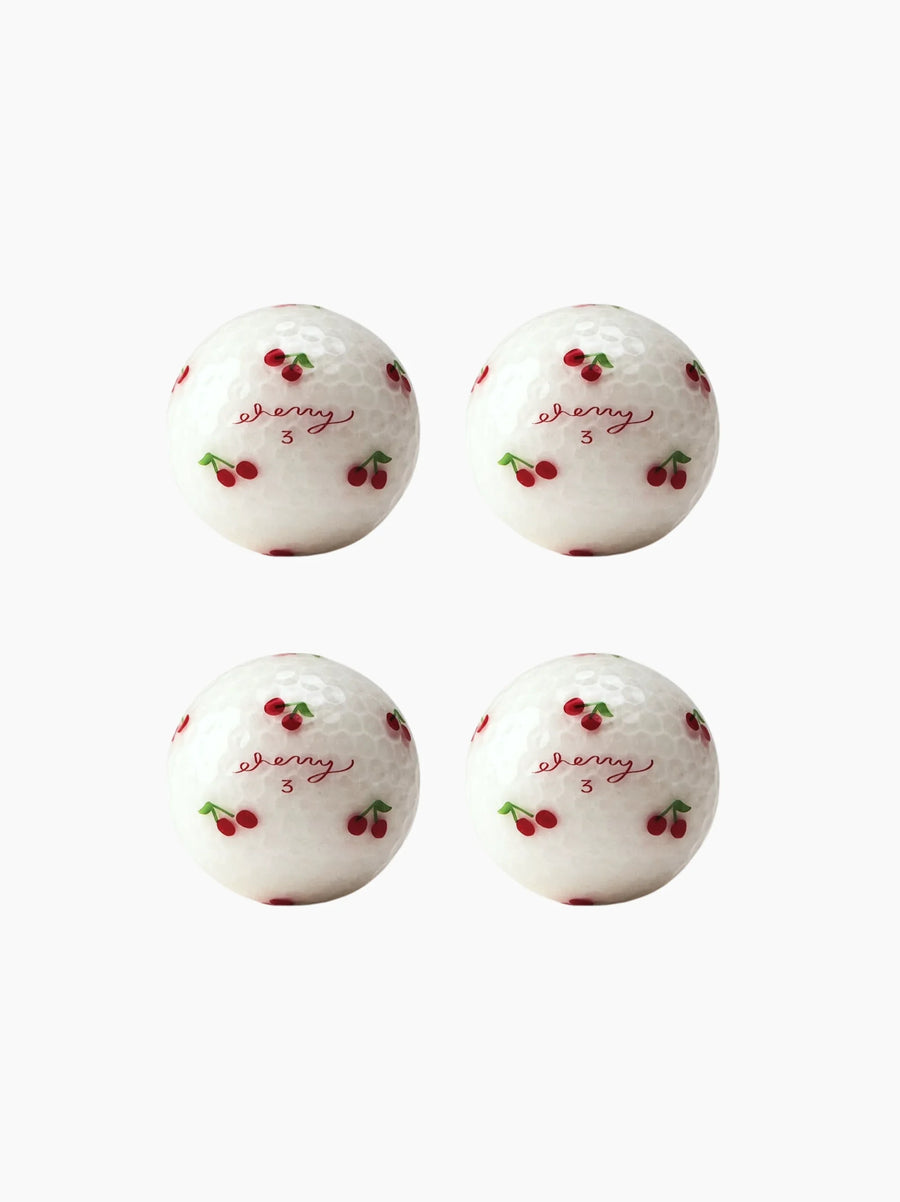 Cherry Motif Golf Ball Set