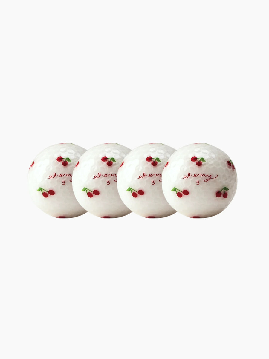 Cherry Motif Golf Ball Set