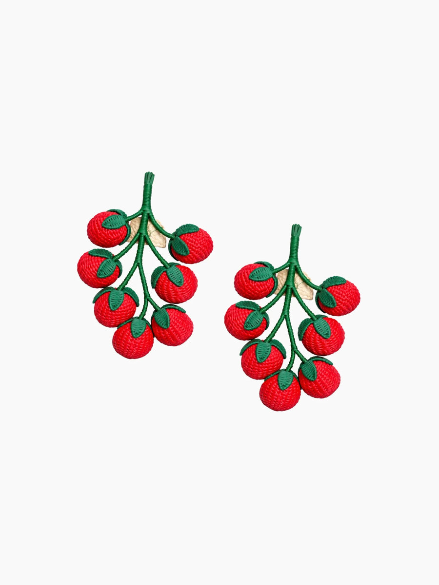 Tomato Branch Napkin Ring Set