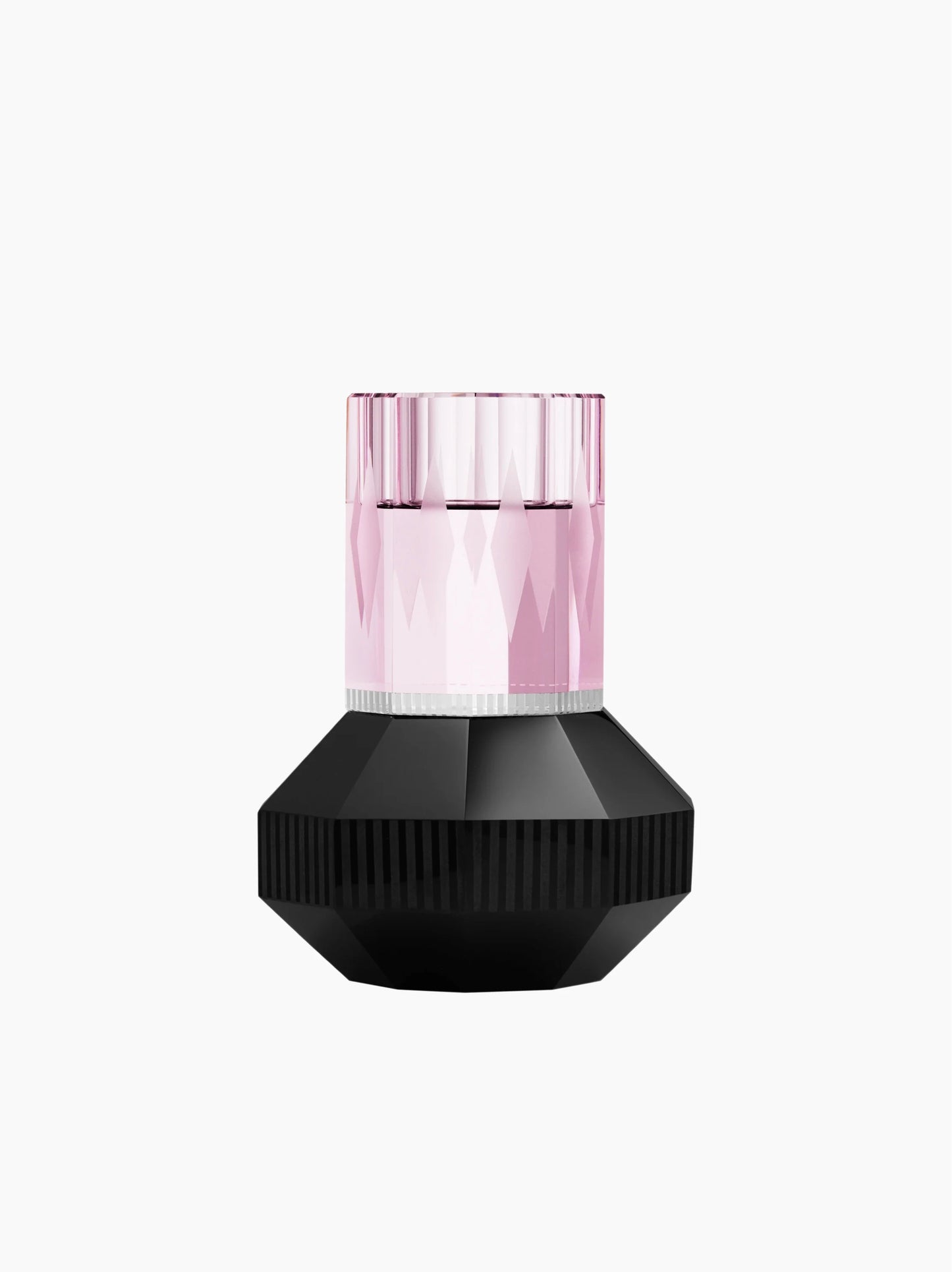 Pink and Black Crystal Tea Light Holder