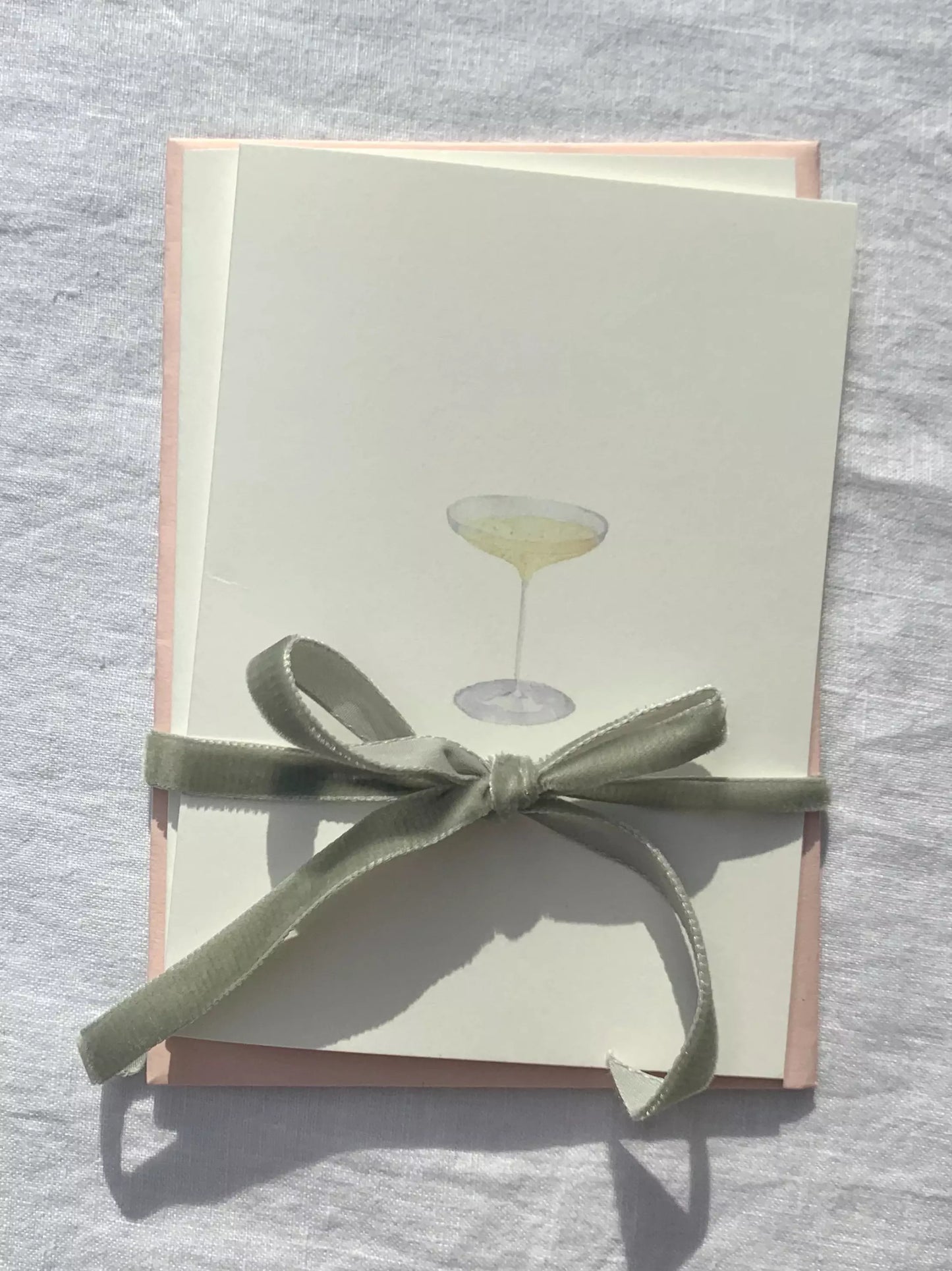 Champagne Coupe Cards Pack of 5