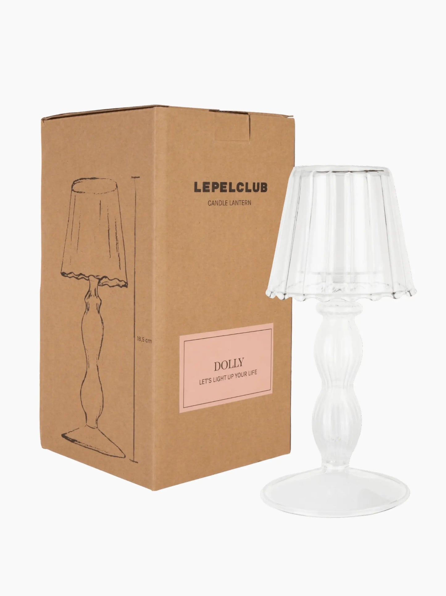 Clear Candle Lantern