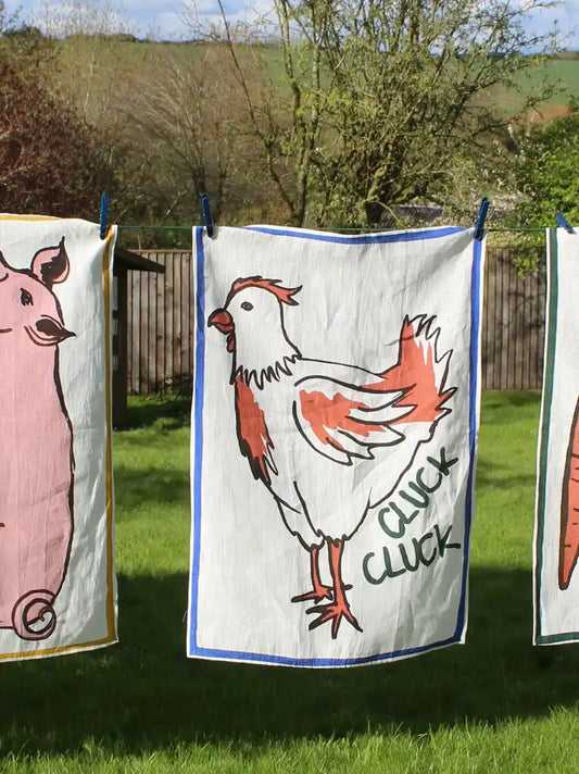 Cluck Cluck Tea Towel