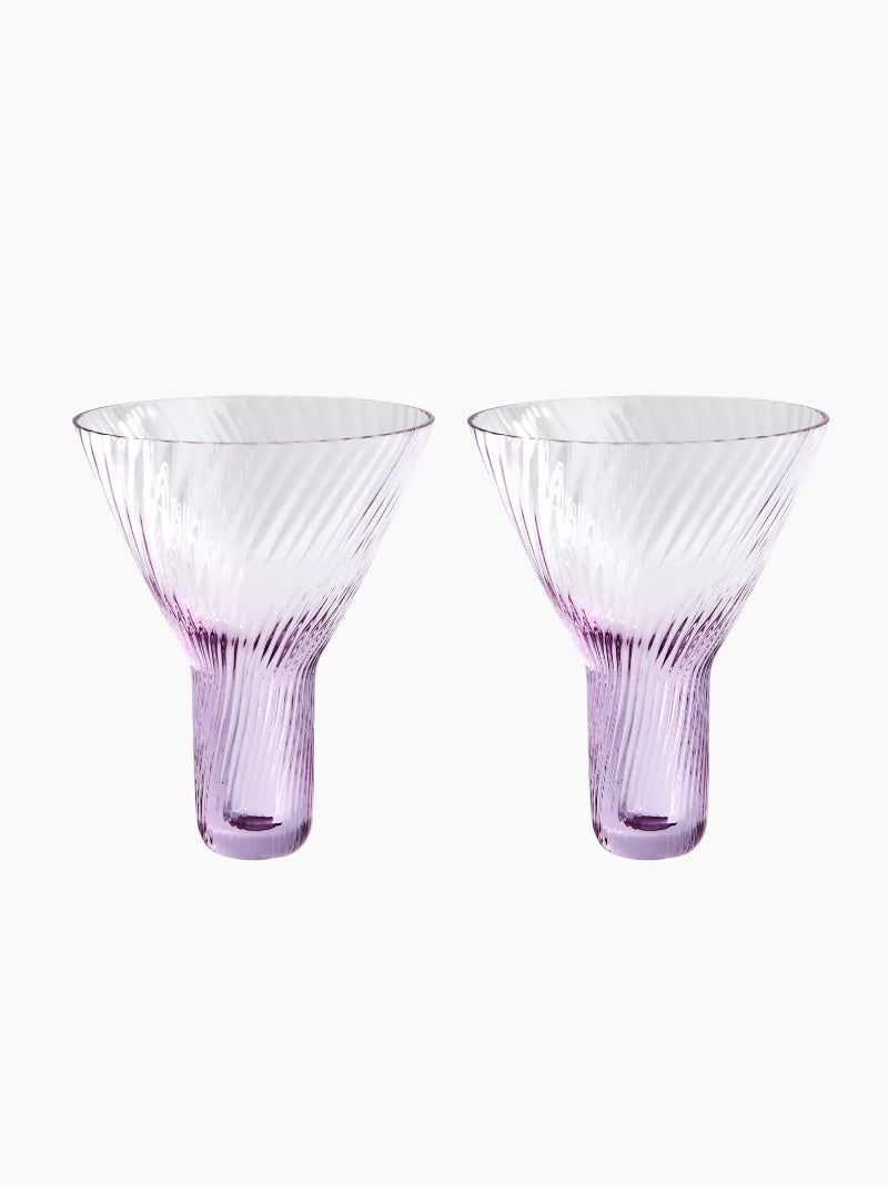 Colourful Cocktail Glasses Set