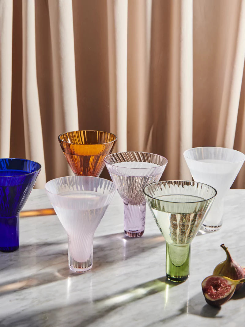 Colourful Cocktail Glasses Set