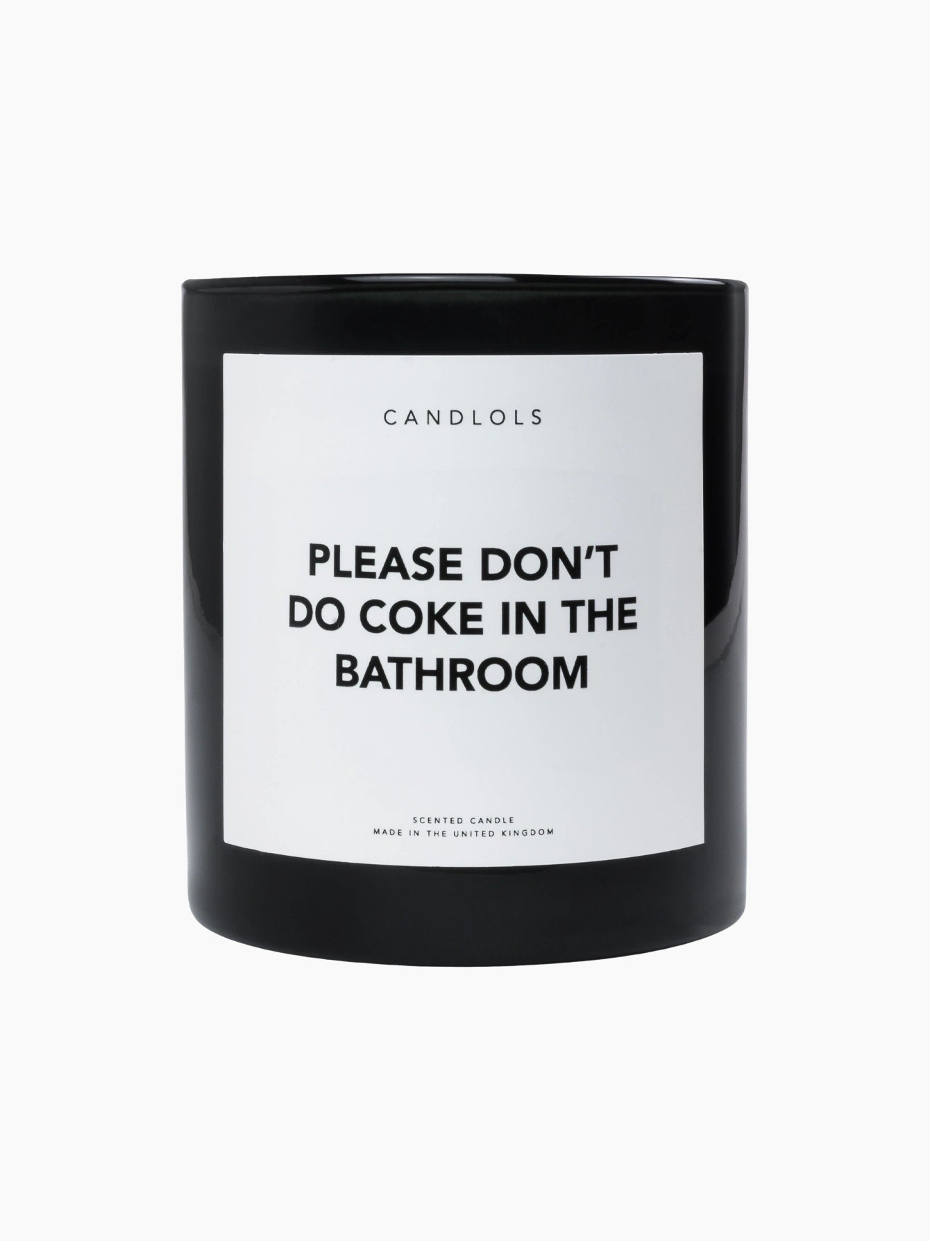 Please Don’t Do Coke In The Bathroom Candle