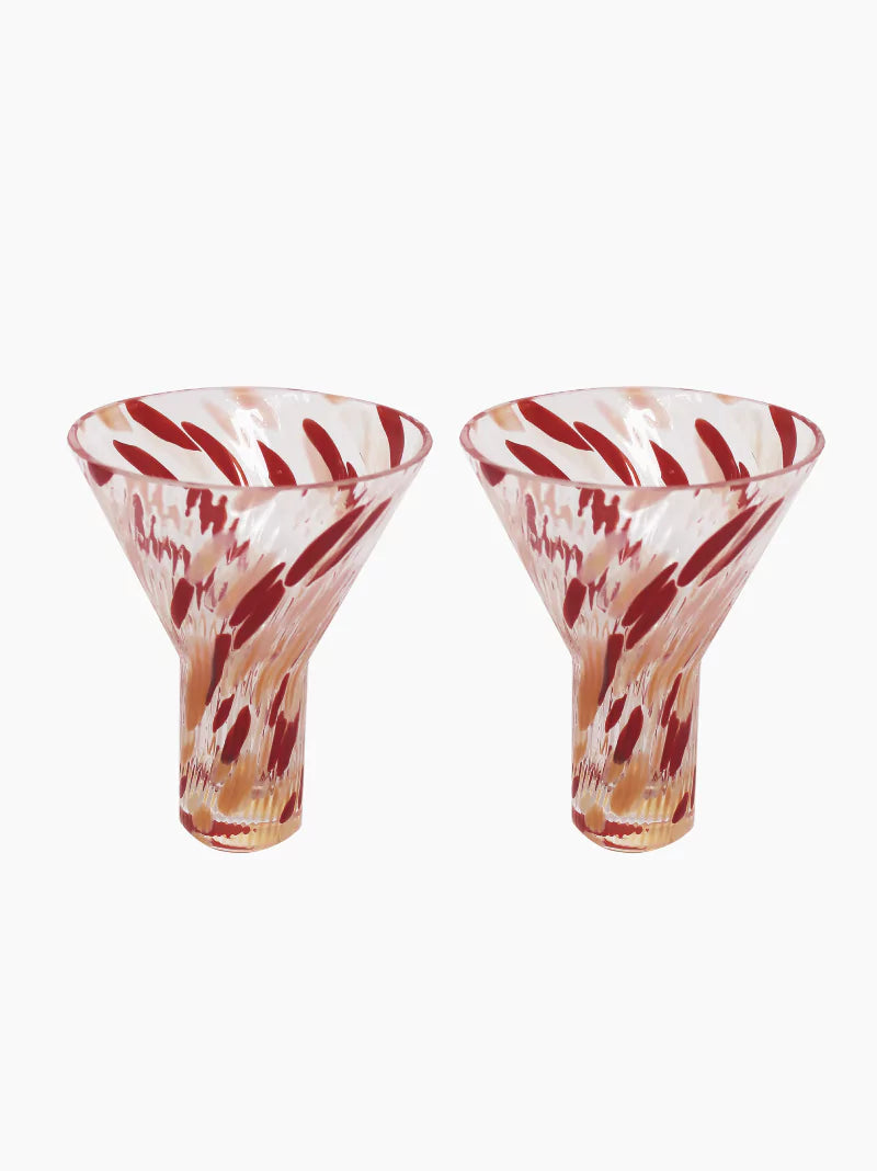 Colourful Cocktail Glasses Set