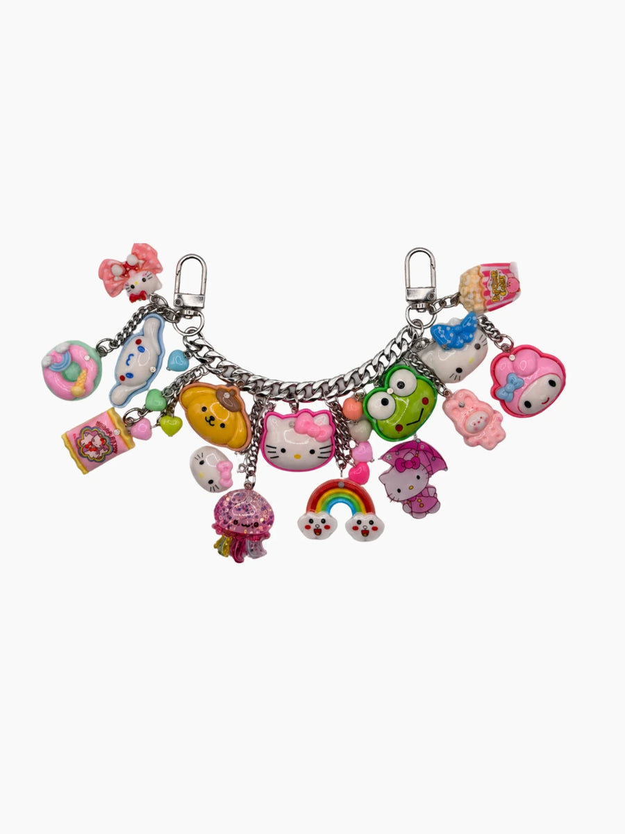 Colourful Chain Bag Charm