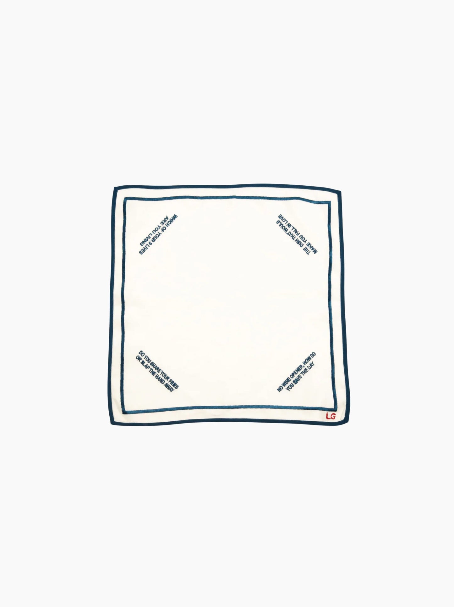 Conversation Starter Napkin Set of 4