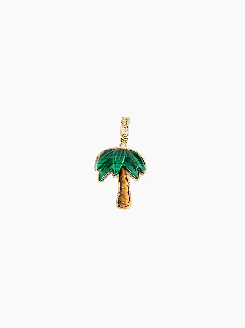 Palm Tree Gold Cut-Out Charm