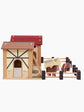 Wooden Toy Farmyard Stables Playset