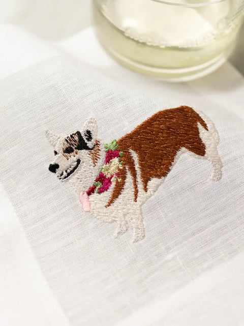 Corgi Cocktail Napkins