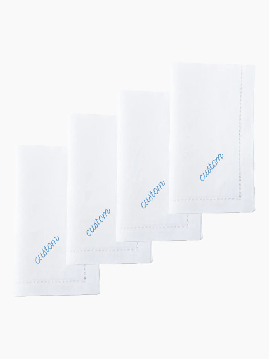 Custom Dinner Napkins Set of 12