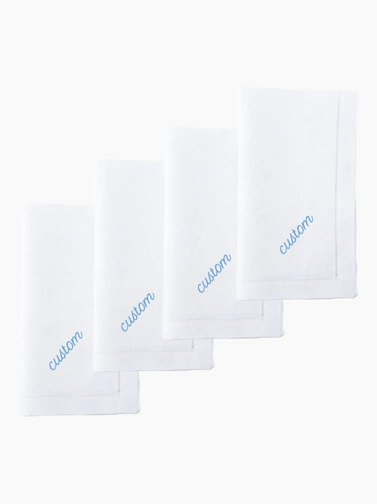Custom Dinner Napkins Set of 12