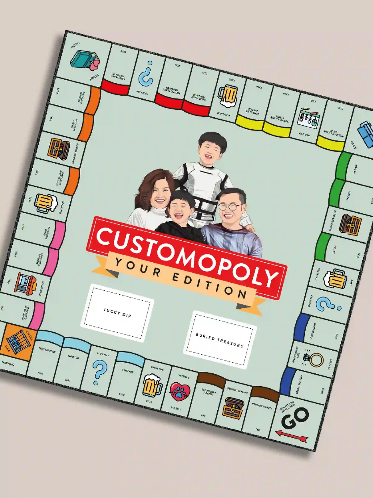 Custom Monopoly Board Game | The Go-To