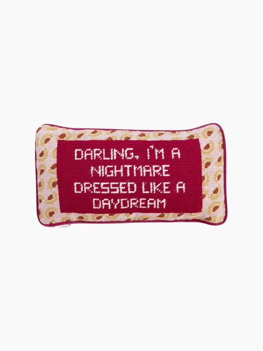 Dressed Like A Daydream Needlepoint Pillow