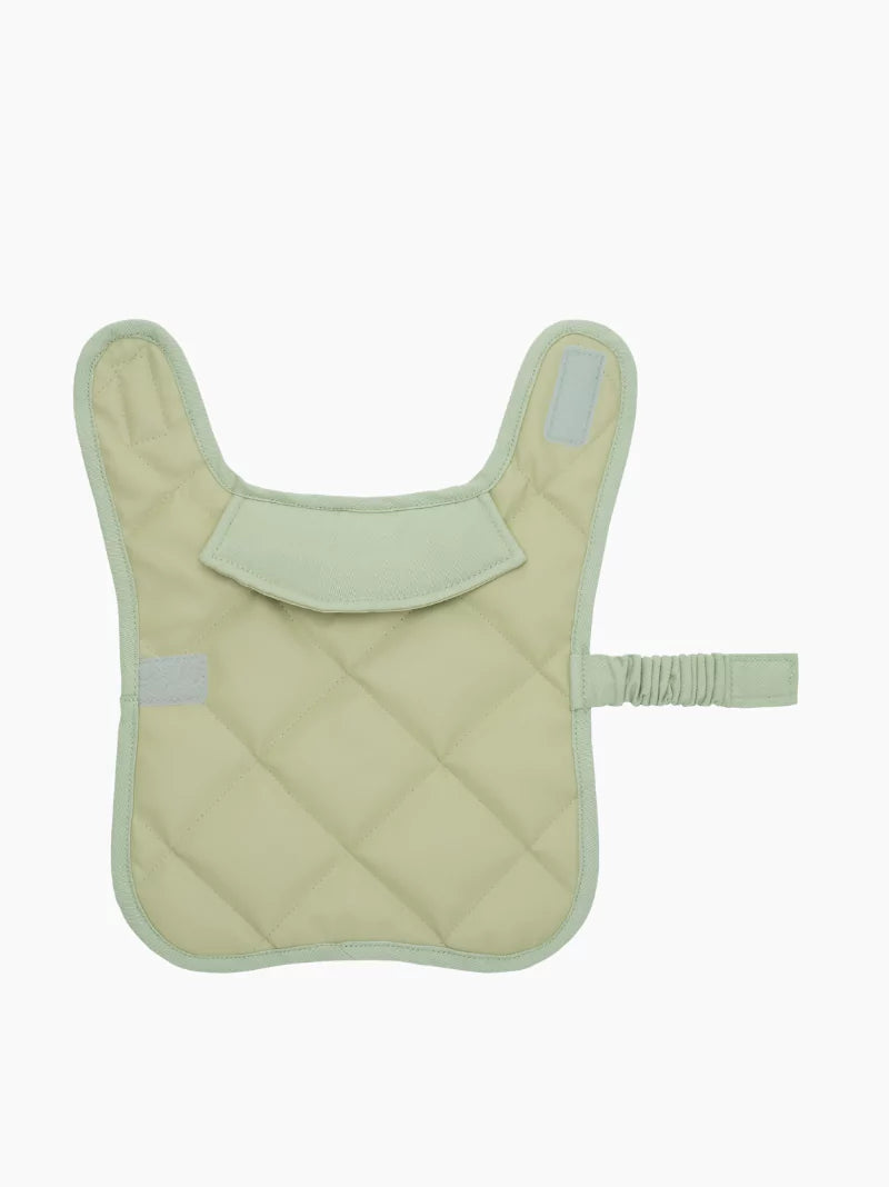 Pistachio Quilted Dog Coat
