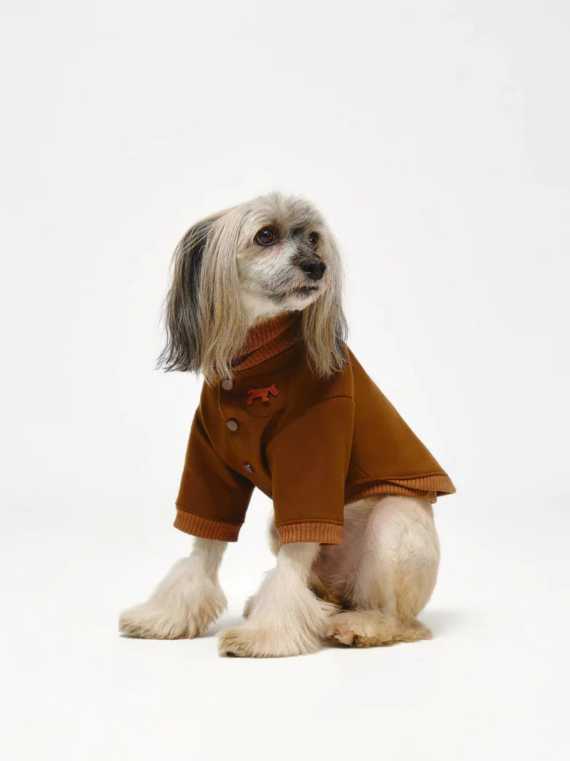 Brown Dog Fleece Coat