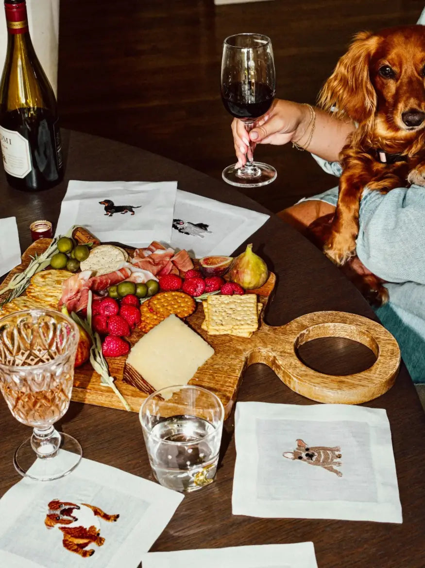 French Bulldog Cocktail Napkins