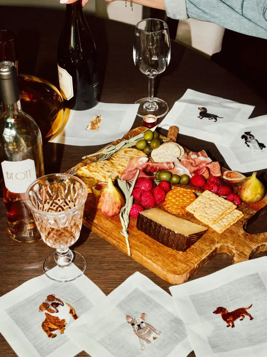 French Bulldog Cocktail Napkins