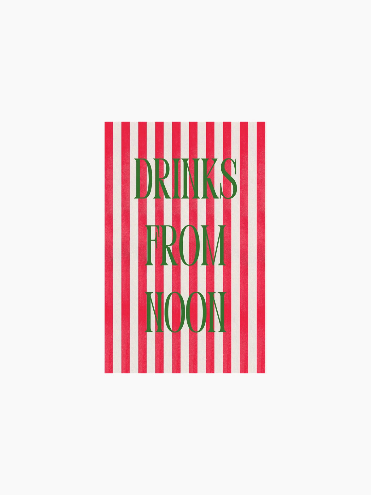 Drinks From Noon Linen Tea Towel