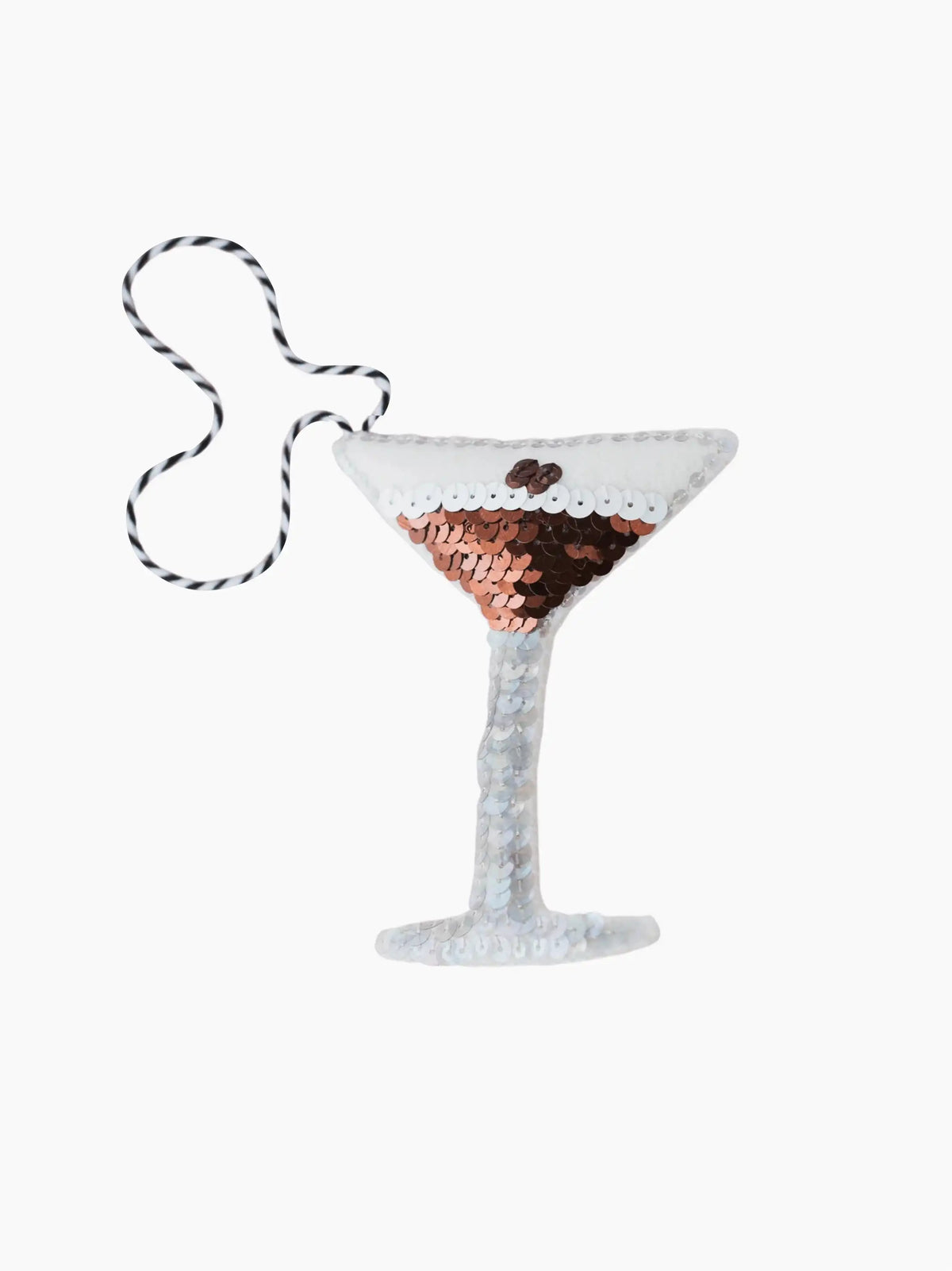 Espresso Martini Sequin Ornament