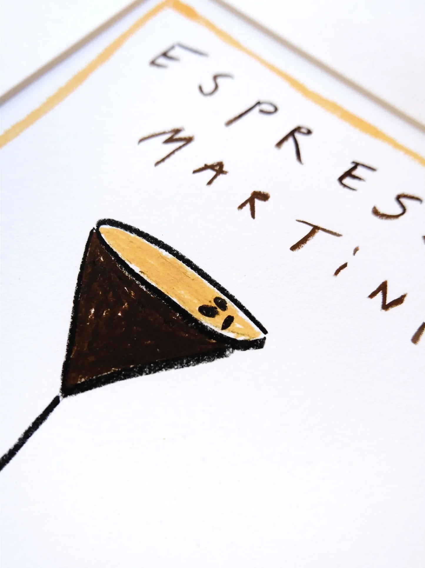 Espresso Martini Please Art Print