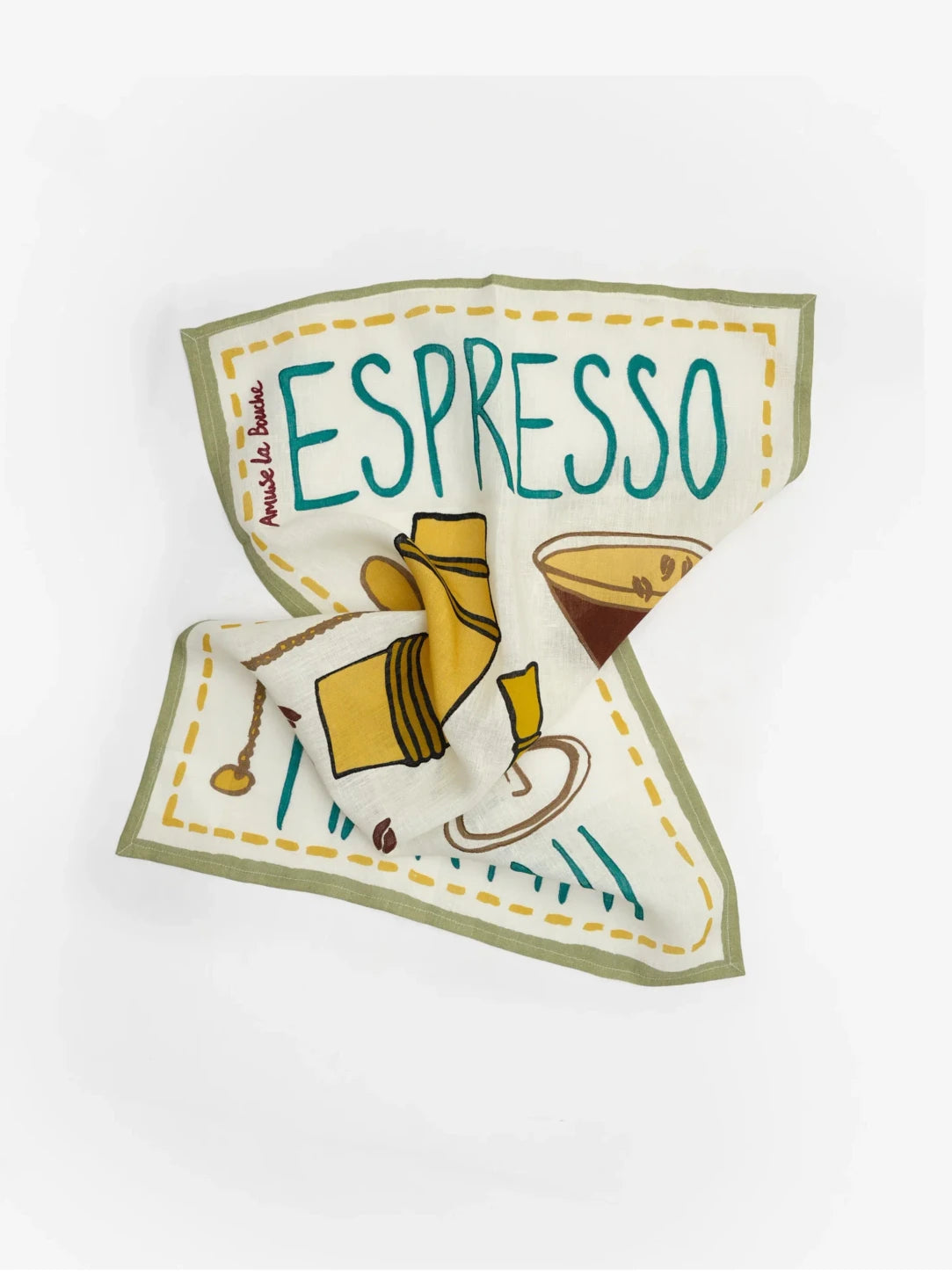 Espresso Martini Linen Tea Towel