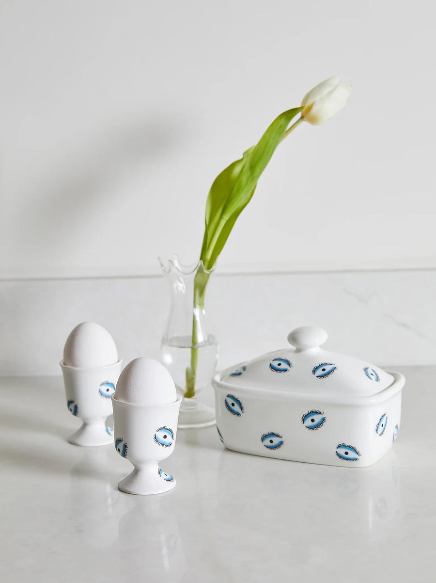 Evil Eye Butter Dish