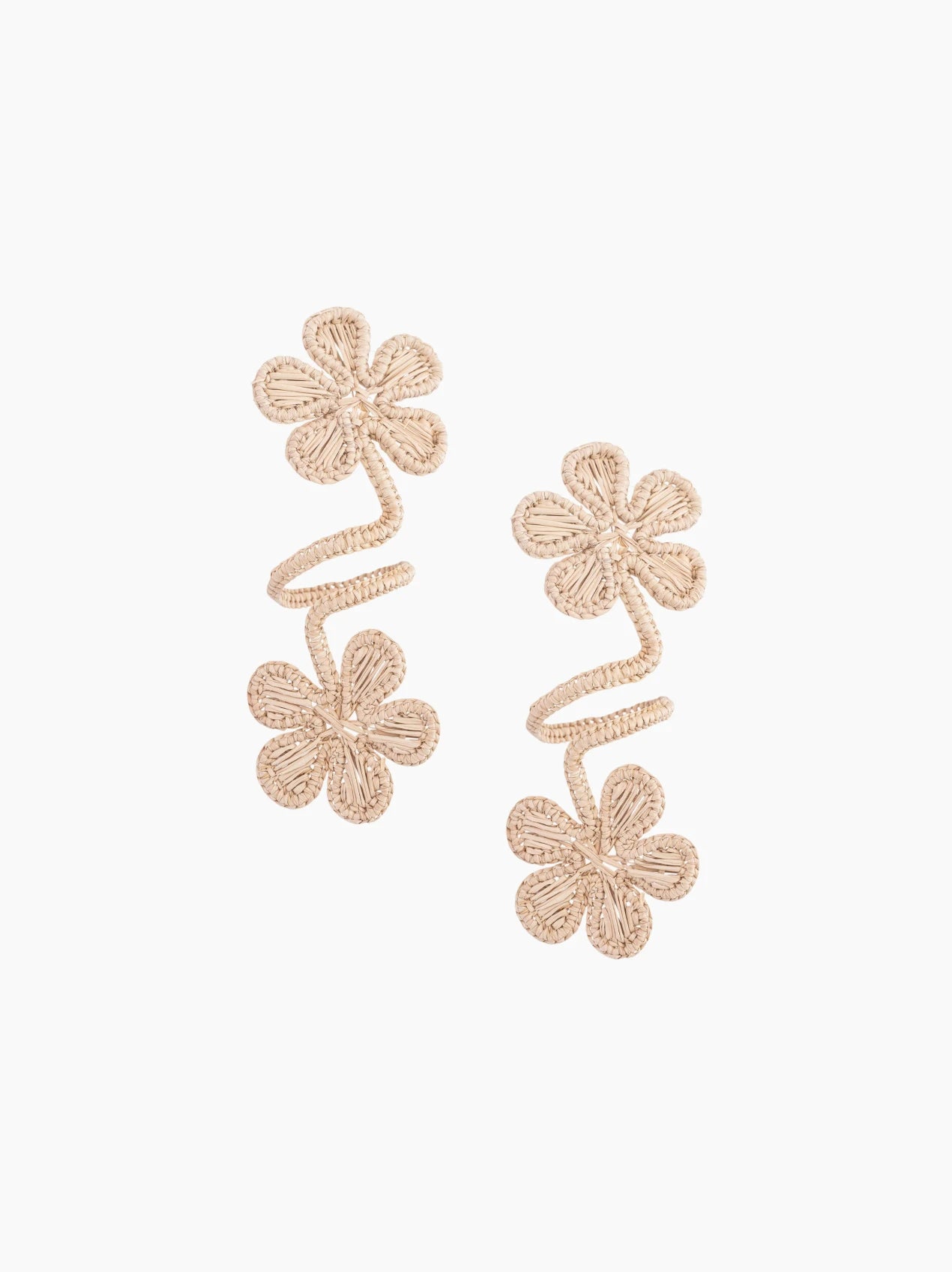 Rolled Flowers Napkin Ring Set