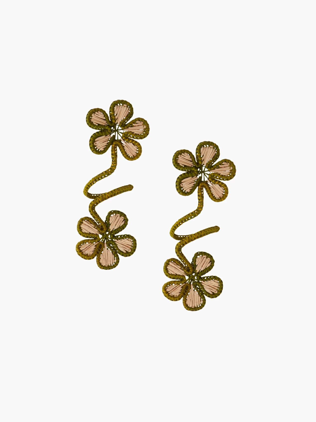 Rolled Flowers Napkin Ring Set