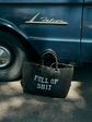 Full Of Shit Embroidered Woven Bag