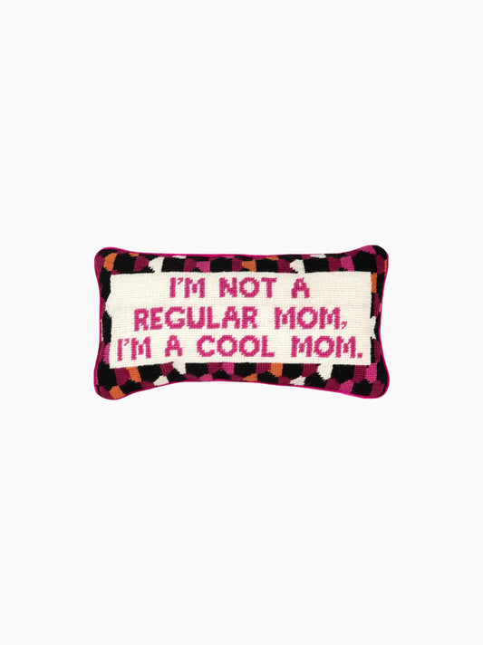 Cool Mum Needlepoint Pillow