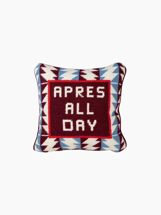 Après Ski Needlepoint Pillow