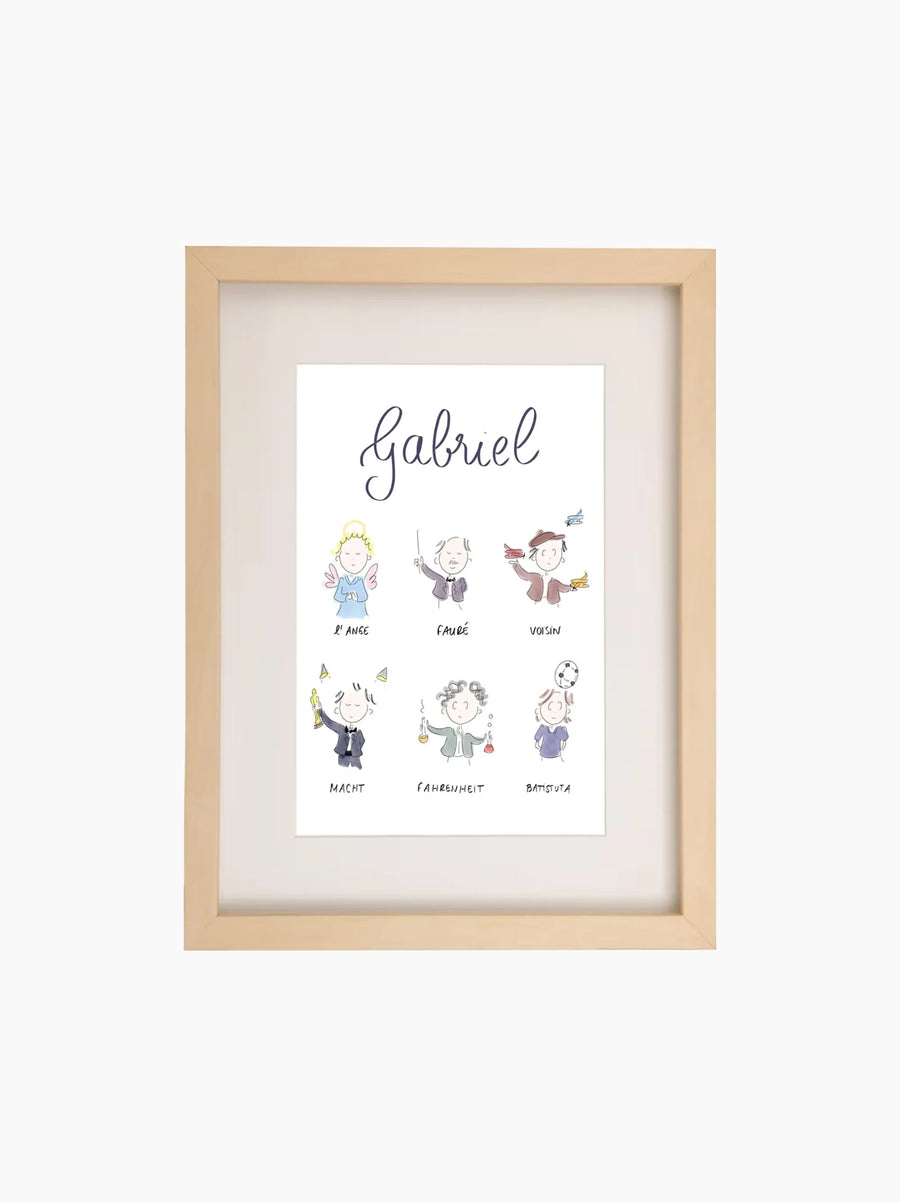 Gabriel Kids Art Print