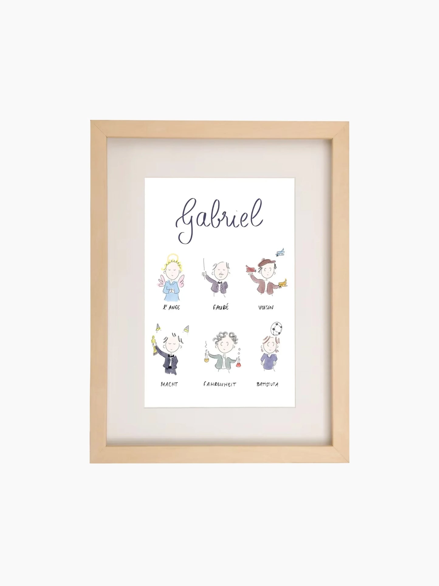 Gabriel Kids Art Print