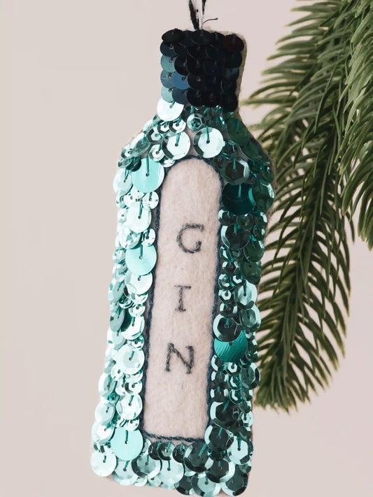 Gin Sequin Ornament