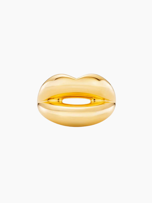 Gold Vermeil Lips Ring