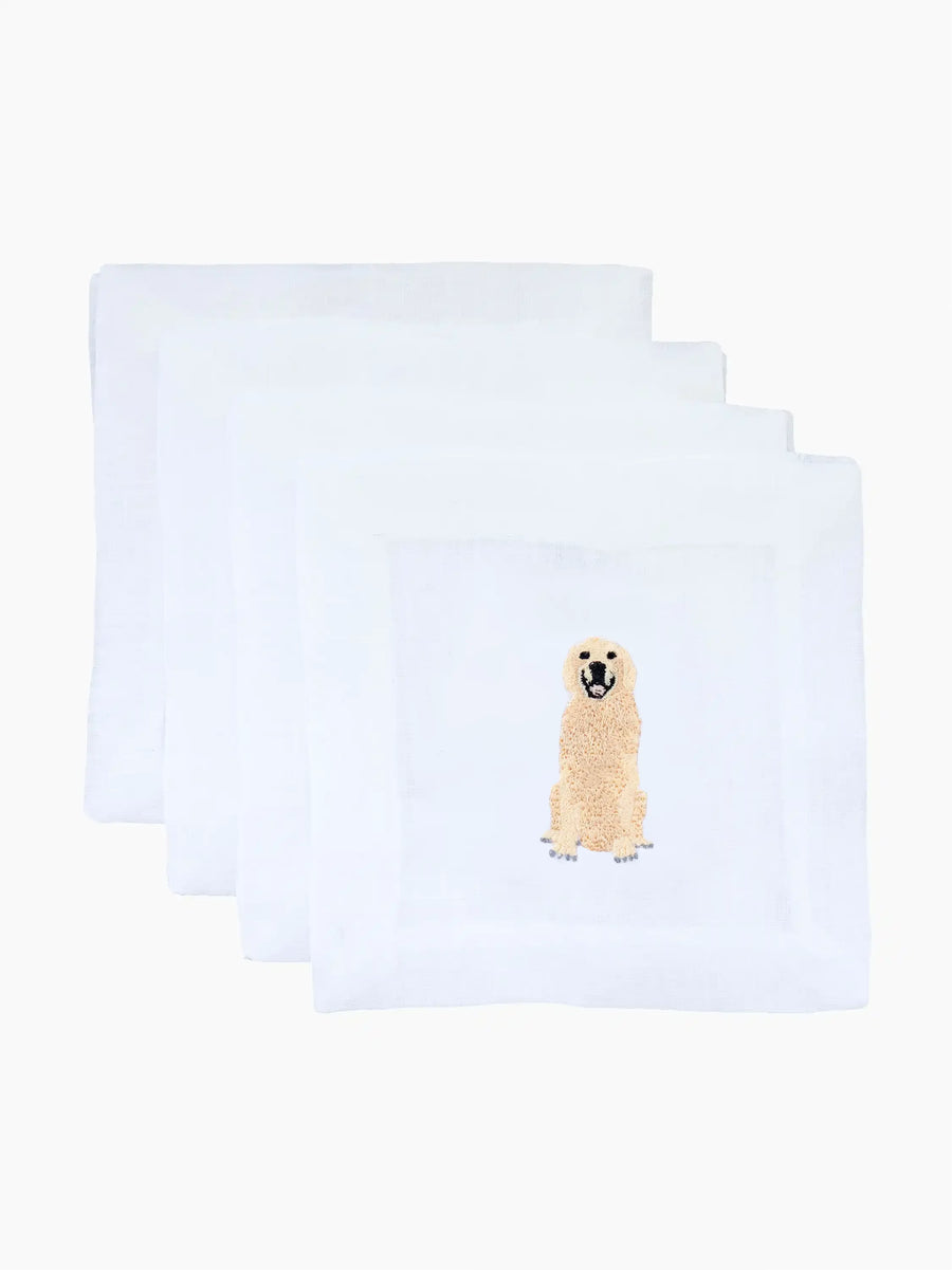 Golden Retriever Cocktail Napkins