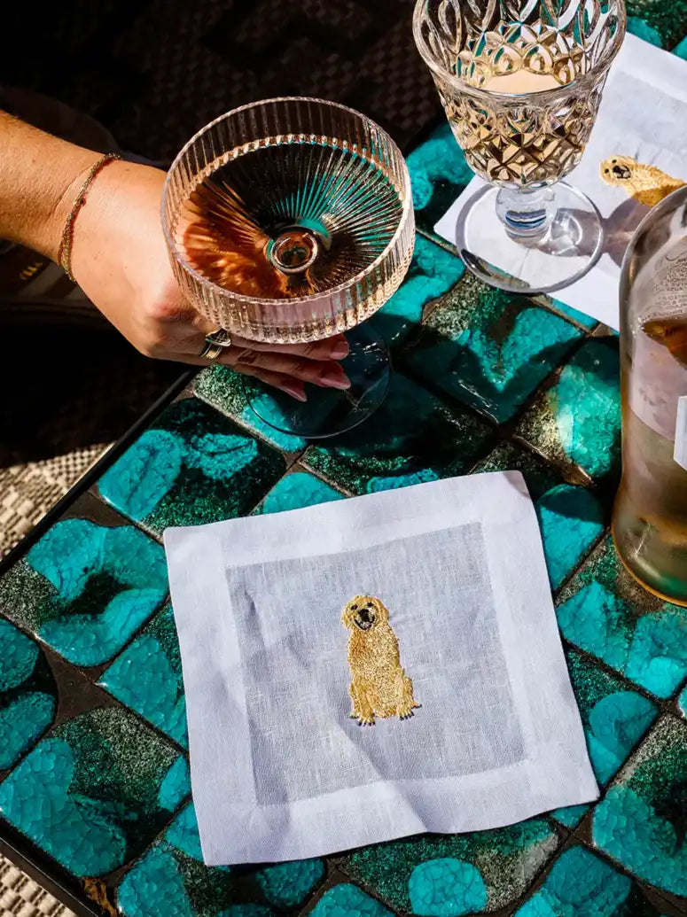 Golden Retriever Cocktail Napkins