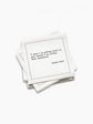 Golf Humor Quotes Organic Cotton Cocktail Napkins